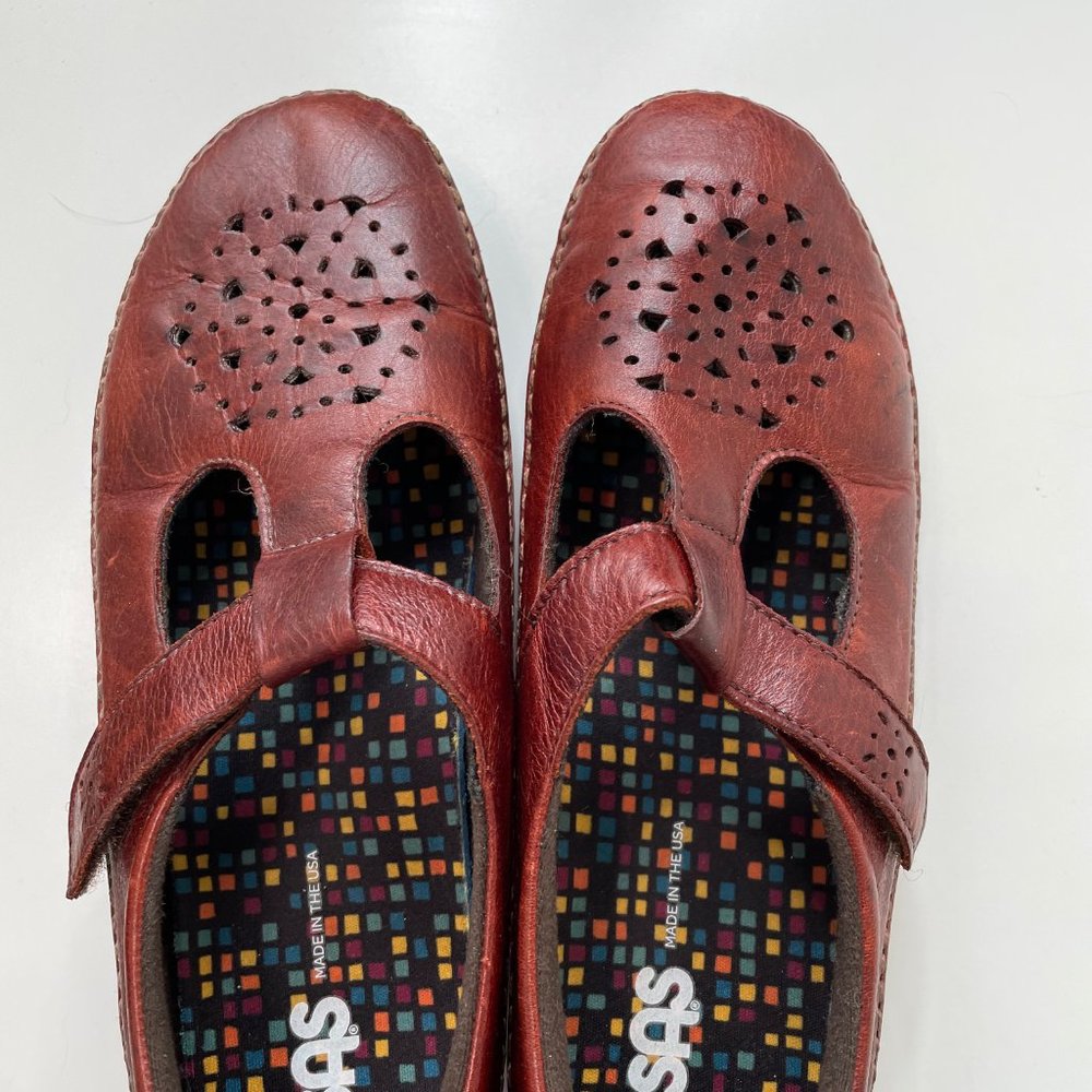 SAS Willow Slip On Mary Jane Loafer Walnut - Picture 11 of 13